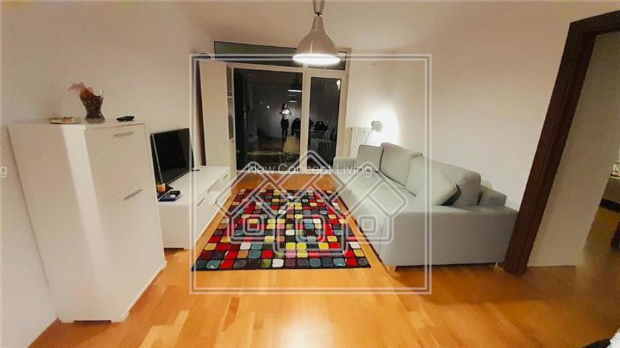 Ap. cu 3 camere si balcon mare, mobilat, Ansamblul Cibinium - 6