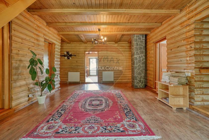 Casă din buștean rotund | 3.735 mp teren | La 30 km de Brașov - 26