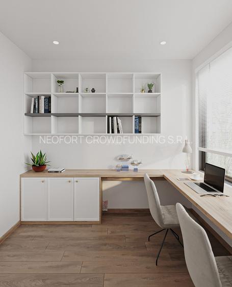 Neofort 50 Titan II–3 camere cu terasa si curte, langa metrou, promotie parcare