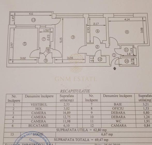 3 Camere Bloc Reabilitat Parc Drumul Taberei