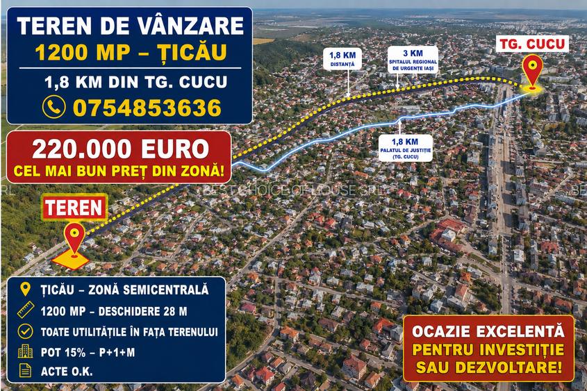 ȚICĂU / SEMICENTRAL IAȘI – OPORTUNITATE RARĂ PENTRU INVESTIȚIE ȘI DEZVOLTARE - 11