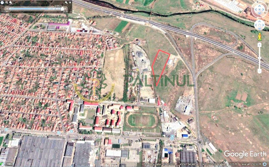Teren industrial 10.900 mp – Henri Coandă, Sibiu