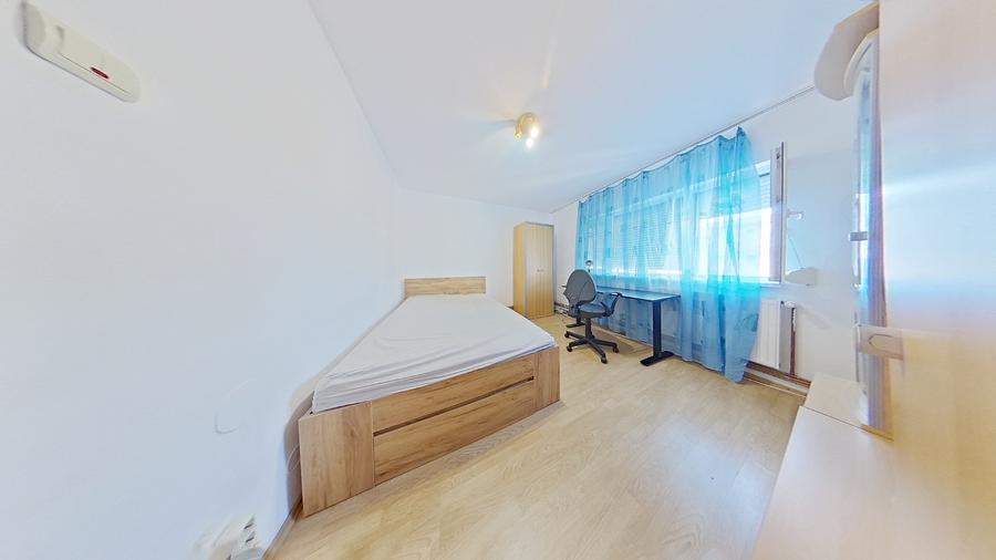 Apartament spatios si luminos cu 2 camere, zona Alfa - de inchiriat
