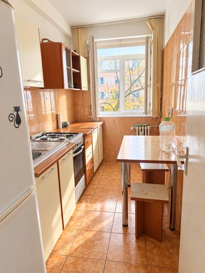 Apartament luminos, mobilat, cu balcon închis generos Crangasi Metrou
