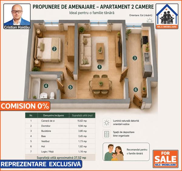 De vanzare: Apartamente 2 camere | Sector 4 - Berceni | Comision 0!