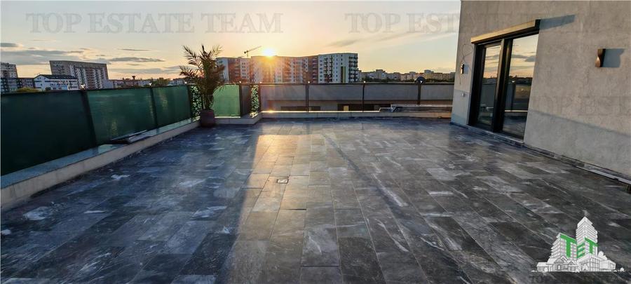 Penthouse 3 camere + terasa 184,2mp, finisaje de lux, cu priveliste senzationala