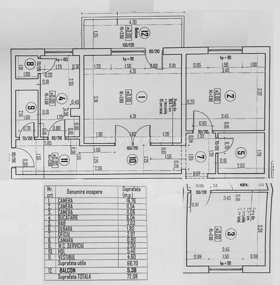 Apartament 3 camere de vânzare – Drumul Taberei, zona Compozitorilor - 1