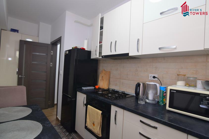 River,s Towers, apartament cu 2CD camere model cu 2 bai, 57mp utili + balcon