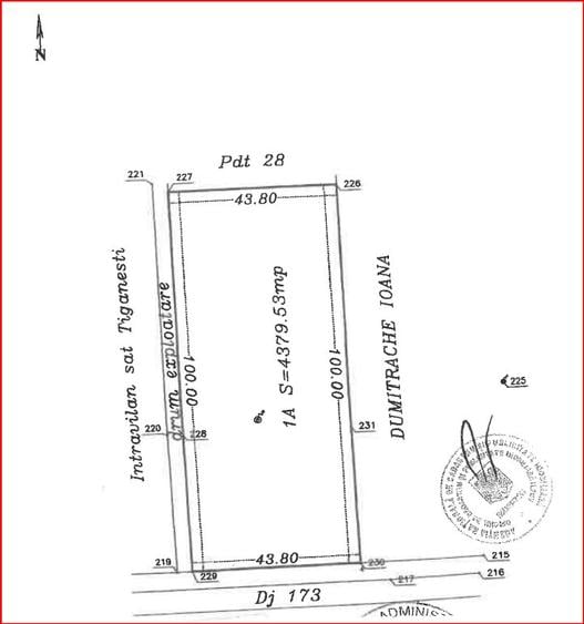 CIOLPANI-TIGANESTI, TEREN 4.380 MP