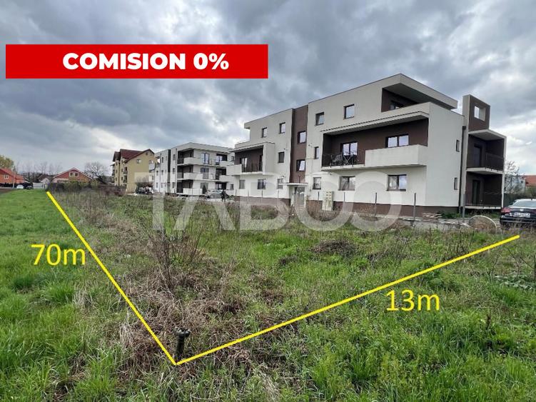 Teren intravilan 890 mp COMISION 0% de vanzare zona Lazaret Sibiu