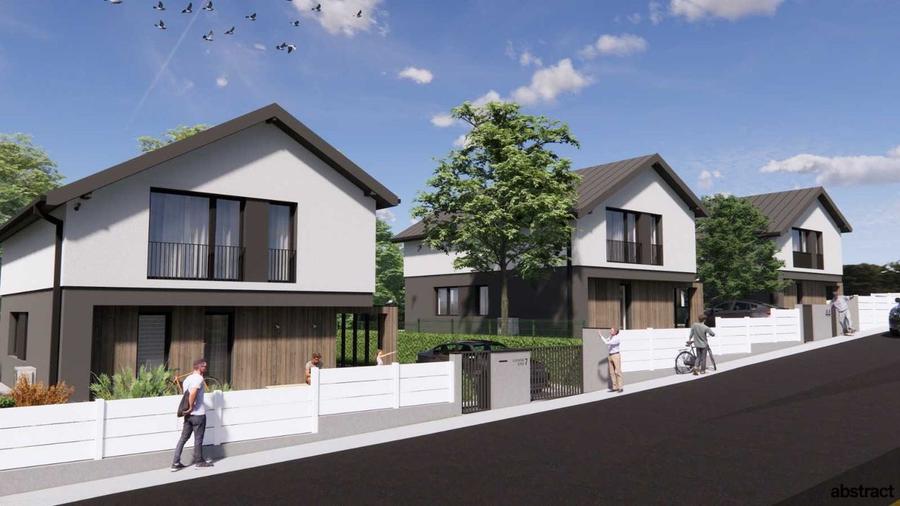 Casă individuală, 118 mp utili, teren 546 mp | Chinteni | standard NZEB