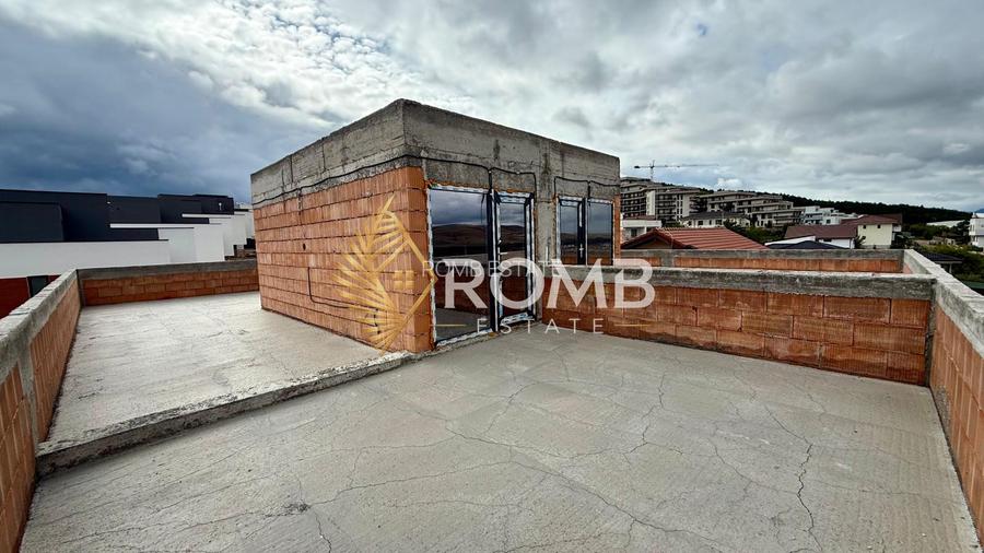 Duplex 4 camere semifinisat, 160 mp utili, zona Vivo