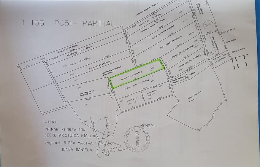 VANZARE TEREN  COM. PERIS JUD ILFOV