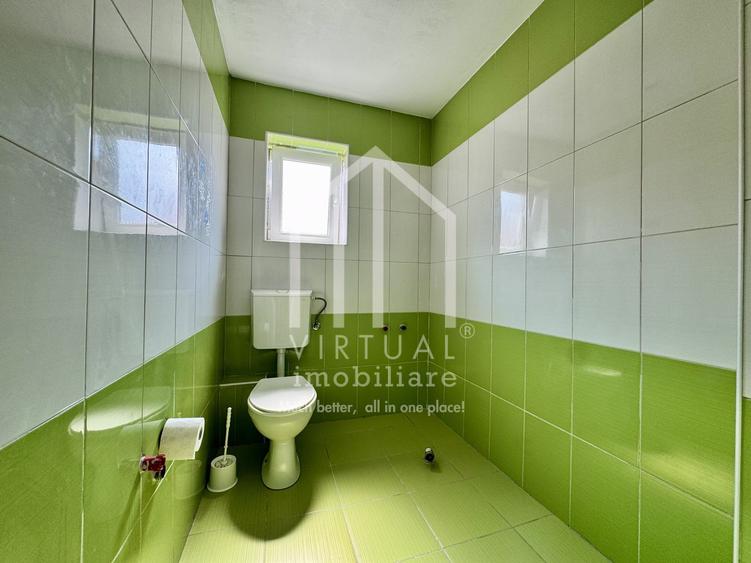 Casa singur in curte, 4 camere, 106mp utili + balcon, spatiu comercial