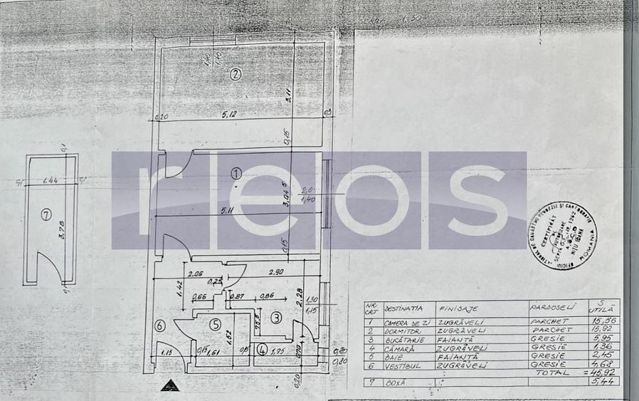 VANZARE 2 CAMERE -SEMIDECOMANDAT- FLOREASCA