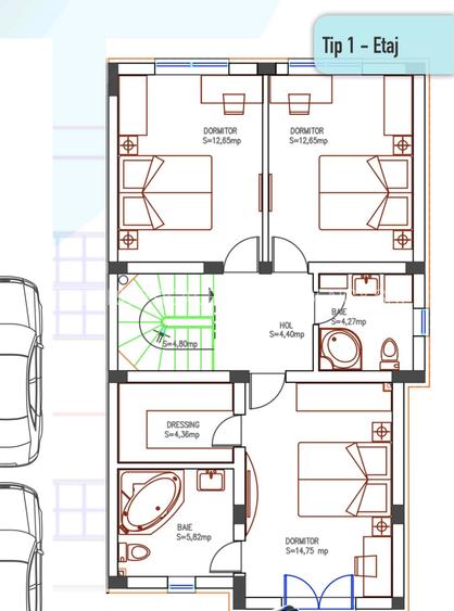Duplex P+1 Nou – Construcție 2025–2026 | 125,45 mp utili | Curte proprie - 2