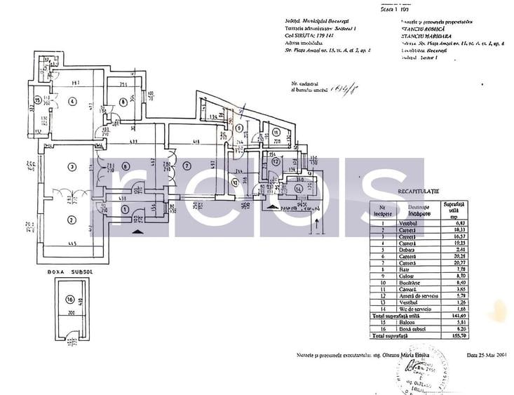VANZARE 5 CAMERE | 155MP | PIATA AMZEI | NEMOBILAT | RENOVAT RECENT | - 40