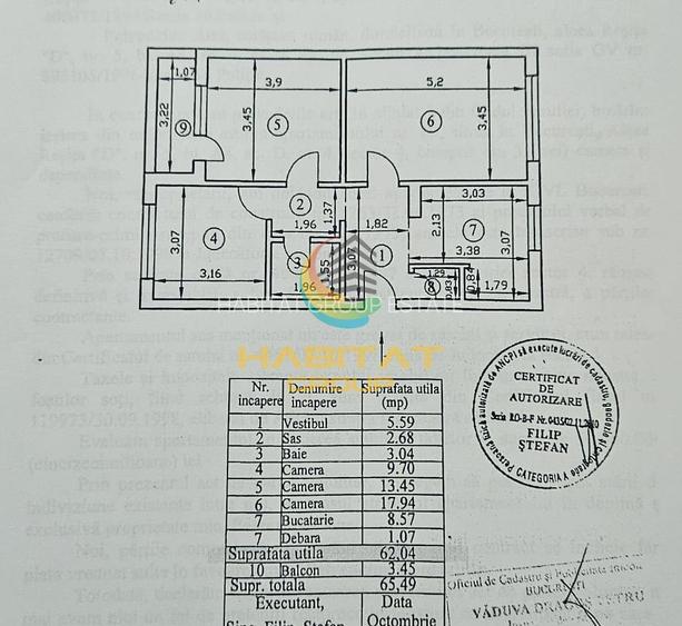 Vanzare Apartament 3 Camere 65.49mp Aleea Resita - 1