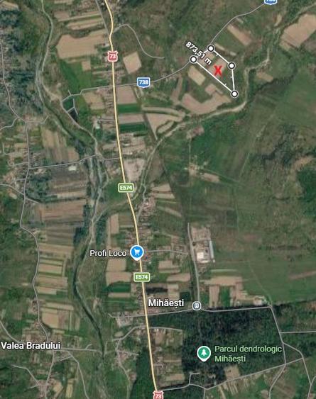 4 ha Drăghici–Mihăești | 3 ha teren + 1 ha pădure | asfalt |toate utilitățile