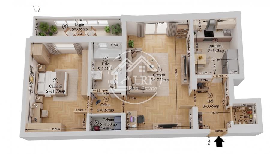 Apartament 2 camere excelent poziționat | Lujerului - Drumul Taberei | 50mp