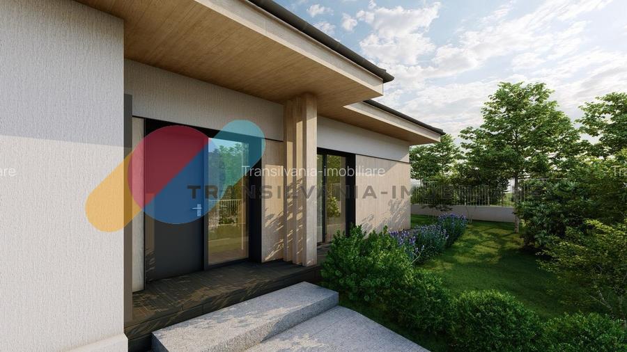 Casă individuală modernă cu garaje și teren 503mp – Chinteni