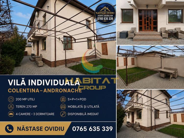 Vilă individuală Colentina–Andronache !