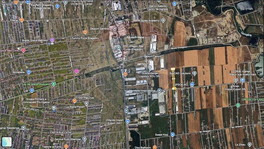 Teren 10.555mp Clinceni /Str.Drumul Mare -850 m până la Sos de Centură