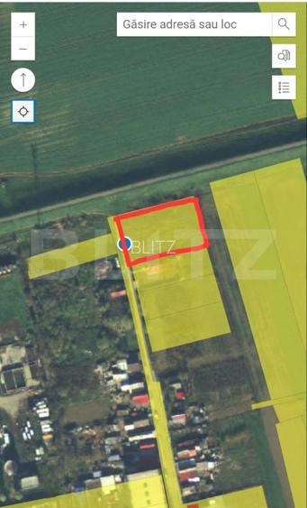 Teren intravilan, de vanzare, 2100 mp, zona Vetis - 2