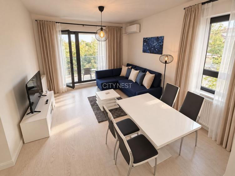 Apartament 2 camere de închiriat în Pipera, 56 mp, 550 €/lună, mobilat - 11