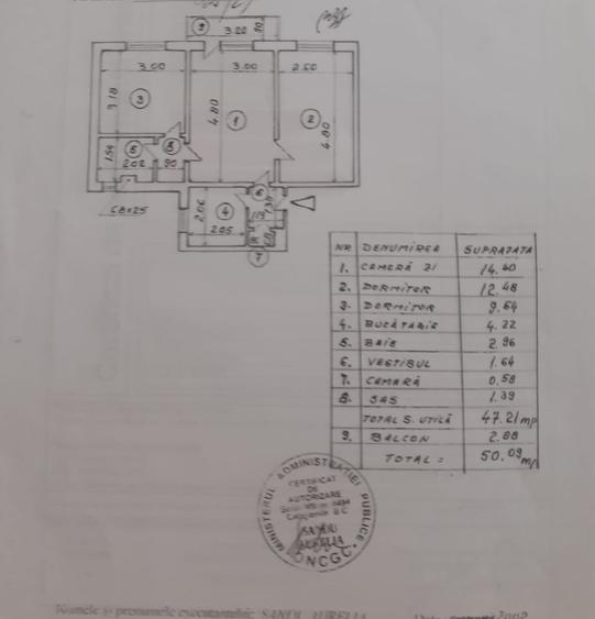Apartament 3 camere langa metro Nicolae Grigorescu