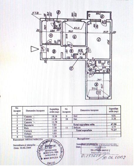 Apartament cu 3 camere, luminos si complet renovat - 19