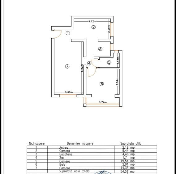 Apartament 3 camere semidecomandate | Plopilor Vechi