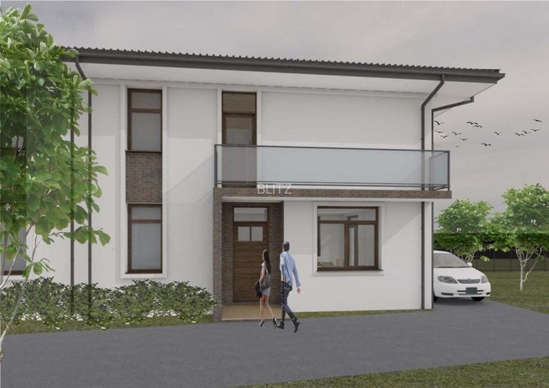 Duplex de vanzare, 100 mp, 250 teren, semifinisat, P+E, Gilau  - 2