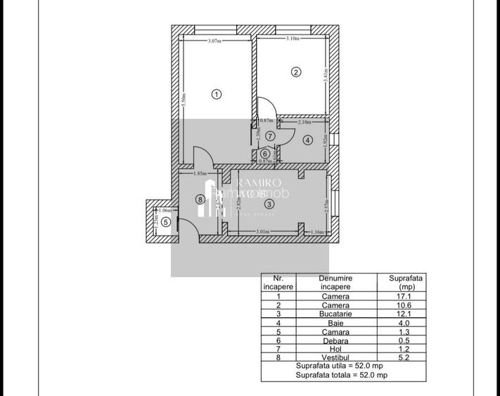 Apartament 2 camere |  Crangasi | Proximitate metrou | Bloc izolat - 6