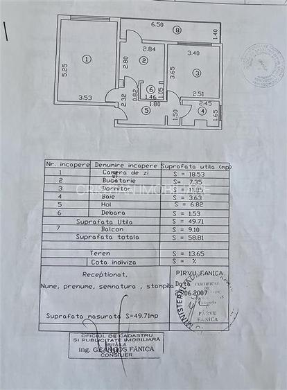 Ap 2 cam, conf 1, Buzaului Parter cu balcon, LIBER - 11