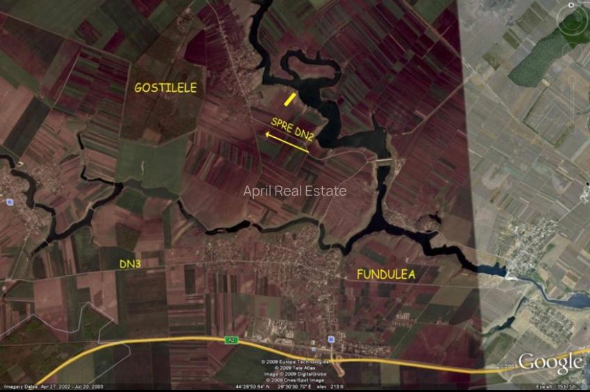 Fundulea, lac Mostistea, 984mp,deschidere 33ml,25€euro/mp, 24.600Euro - 7