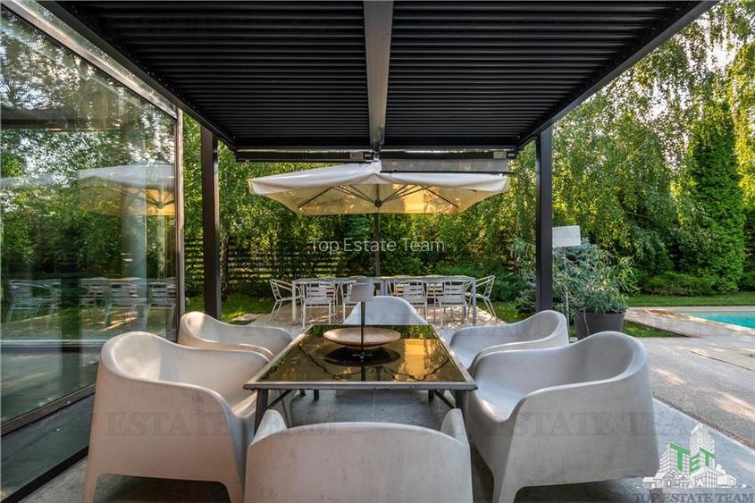 Vila premium cu 7 camere, de inchiriat cu piscina privata si terasa de 90 mp, si - 27