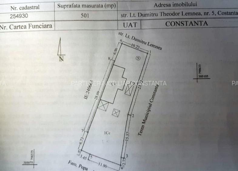 TROCADERO - teren unicat cu suprafata de  501 mp, COMISION O% - 8