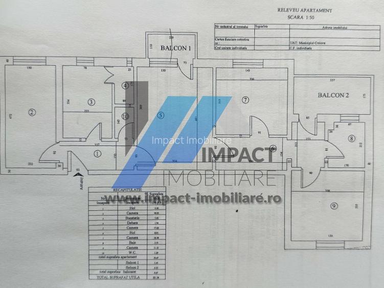 Etaj 3/4,NEMODERNIZAT, teava gaze la usa, Calea Severinului - Liceul de Chimie - 9
