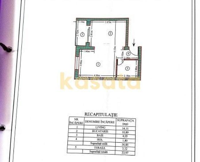 OPORTUNITATE | STUDIO | MILITARI RESIDENCE | MOBILAT UTILAT - 1