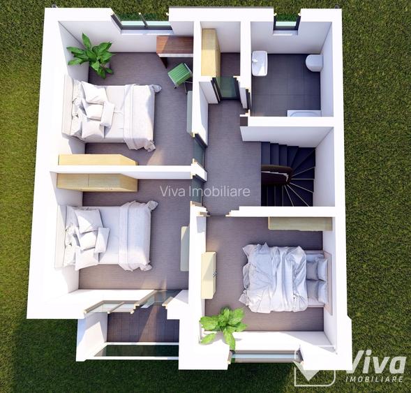 Case insiruite finalizate, arhitectura moderna, la asfalt, Valea Lupului - 15