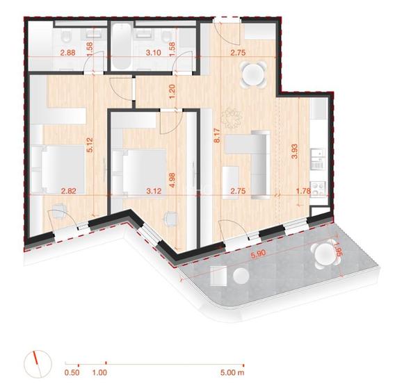 ISHO C - Apartamentul tău din parc, în care vei fi parte din viitorul Timișoarei - 1