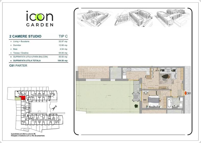 Apartament 2 camere, ansamblu finalizat, zona Obor. Gata de mutare - 7