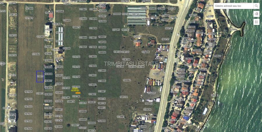 Teren intravilan 600mp Agigea RO-RO toate utilitățile vedere la mare - 2