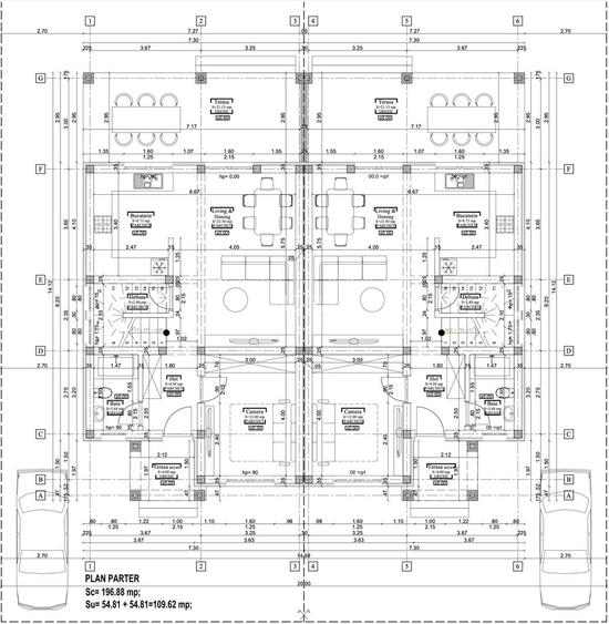 1/2 Duplex, P+1, 5 camere, 104mpU, 350mpT, Cartierul Primaverii! - 7