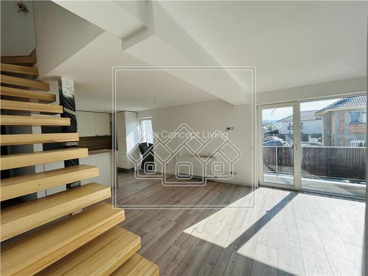 Apartament de vanzare in Sibiu - 4 camere, balcon - ap la vila - 6