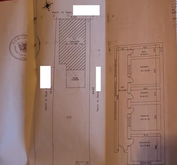Casa renovabila cu teren mare central Techirghiol