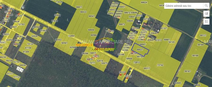 Vand teren in  Magurele - strada Stejarului - loturi 500 mp - 2