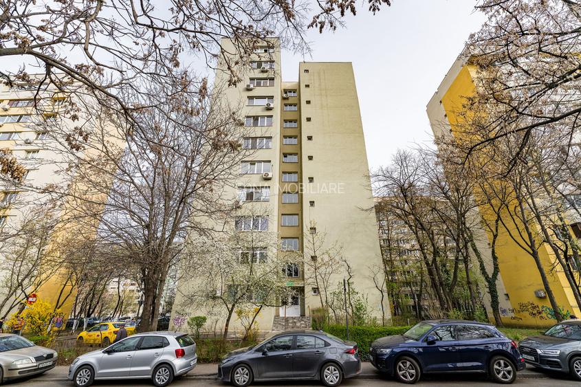 Apartament cochet de 2 camere, bloc reabilitat, etaj intermediar - 14