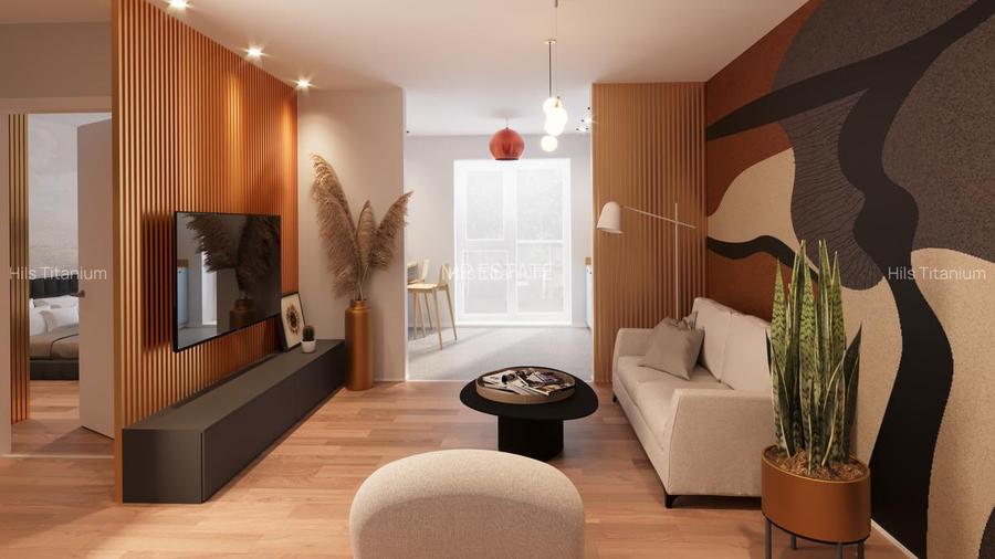 Apartament 2 camere 2 B-52,23 mp / Hils Titanium / Metrou Nicolae Teclcu - 5
